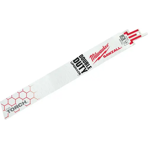 SAWZALL The TORCH 6 In. 10 TPI Metal Demolition Reciprocating Saw Blade (Bulk) - pack of 25 SAWZALL The TORCH 6 In. 10 TPI Metal Demolition Reciprocating Saw Blade (Bulk) - pack of 25