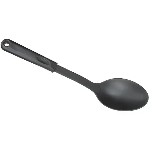 12 In. Nylon Serving Spoon Black 12 In. Nylon Serving Spoon Black