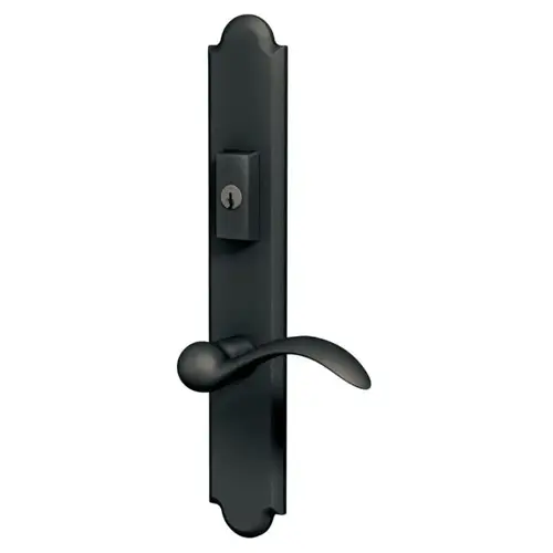 Boulder Multi Point Trim Keyed Entry with Turn Knob Configuration 4 Minus Lever Oil Rubbed Bronze Finish Boulder Multi Point Trim Keyed Entry with Turn Knob Configuration 4 Minus Lever Oil Rubbed Bronze Finish