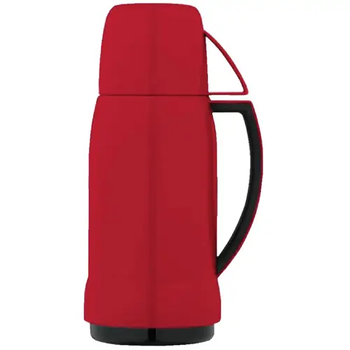 Arc 17 Oz. Red or Blue Plastic Insulated Vacuum Bottle