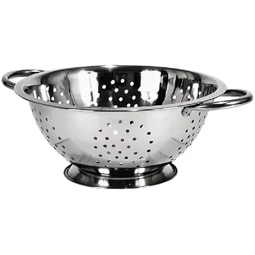 3 Qt. Stainless Steel Colander Silver