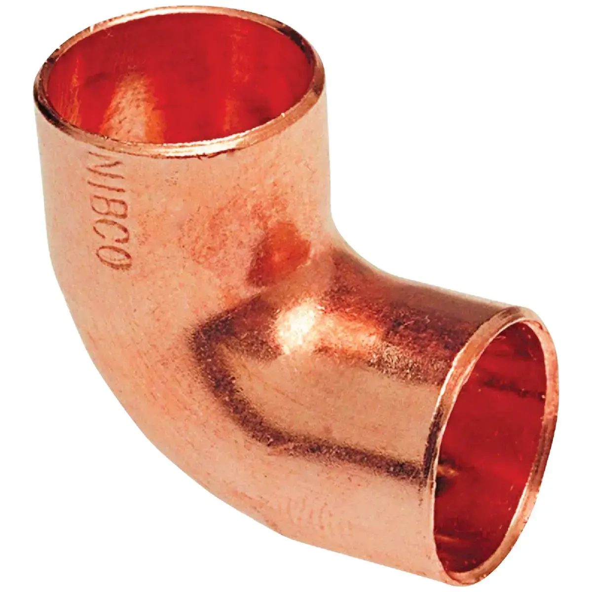 NIBCO 1 In. x 3/4 In. CxC 90 Deg. Reducing Copper Elbow (1/4 Bend) W01500D