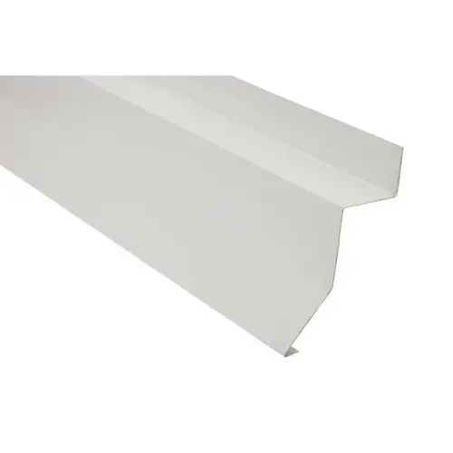 5122 10' Box Rail Flashing White Finish