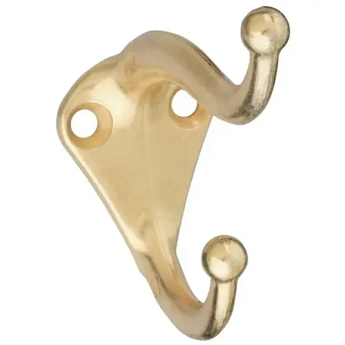 V160 Coat / Hat Hook Brass Finish V160 Coat / Hat Hook Brass Finish