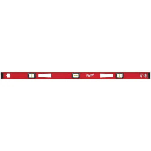 Box Beam, I-Beam & Torpedo Levels; Level Type: I-Beam; Length (Inch): 48; Magnetic: Yes; Accuracy: 0.0005 in; Body Material: Aluminum; Top Read: Yes; Graduation Location: Front; Housing Color: Red; Black; Features: Lightweight; Durable; Impact Resistant Box Beam, I-Beam & Torpedo Levels; Level Type: I-Beam; Length (Inch): 48; Magnetic: Yes; Accuracy: 0.0005 in; Body Material: Aluminum; Top Read: Yes; Graduation Location: Front; Housing Color: Red; Black; Features: Lightweight; Durable; Impact Resistant