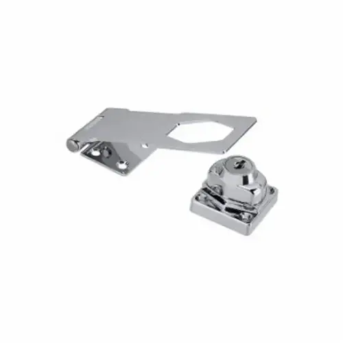 V827 Keyed Hasp Lock Chrome Finish V827 Keyed Hasp Lock Chrome Finish