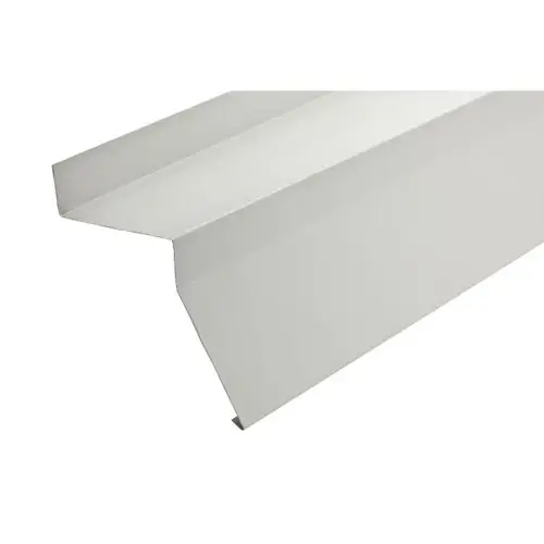 5455 10' Round Rail Flashing White Finish - pack of 10 5455 10' Round Rail Flashing White Finish - pack of 10