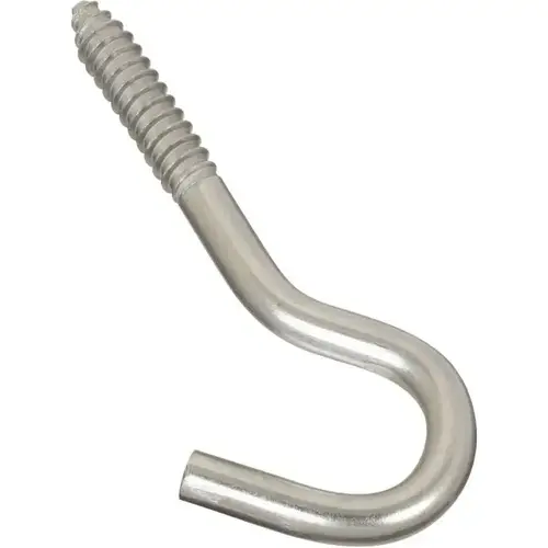 V2153 3/8" x 4-7/8" Screw Hook Stainless Steel Finish V2153 3/8" x 4-7/8" Screw Hook Stainless Steel Finish