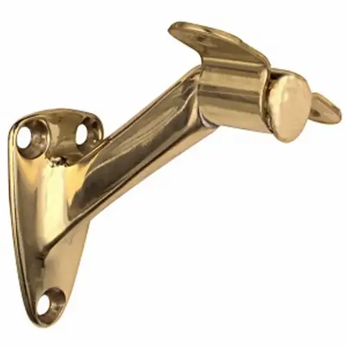 V1959 Handrail Bracket Solid Brass Finish
