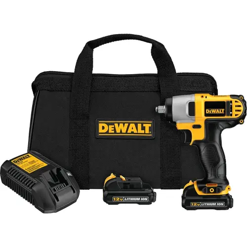 12 Volt MAX Lithium-Ion 3/8 In. Cordless Impact Wrench Kit 12 Volt MAX Lithium-Ion 3/8 In. Cordless Impact Wrench Kit