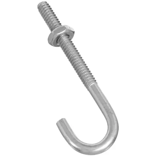 2195BC 3/16" x 2-1/2" J Bolt Zinc Plated Finish 2195BC 3/16" x 2-1/2" J Bolt Zinc Plated Finish