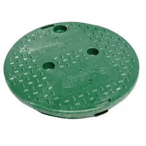 NDS 111C 10" Green Only Round Irrigation Control Valve Box Lid