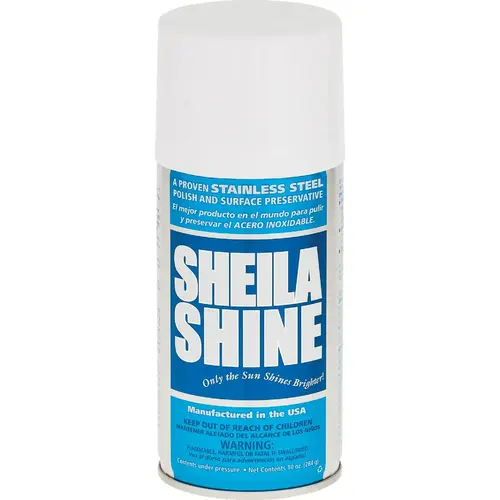 SHEILA SHINE INC. CLEANER & POLISH AEROSOL SHEILA SHINE INC. CLEANER & POLISH AEROSOL