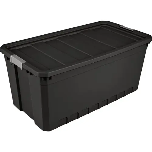 50 Gal./189L Black Stacker Storage Tote 50 Gal./189L Black Stacker Storage Tote