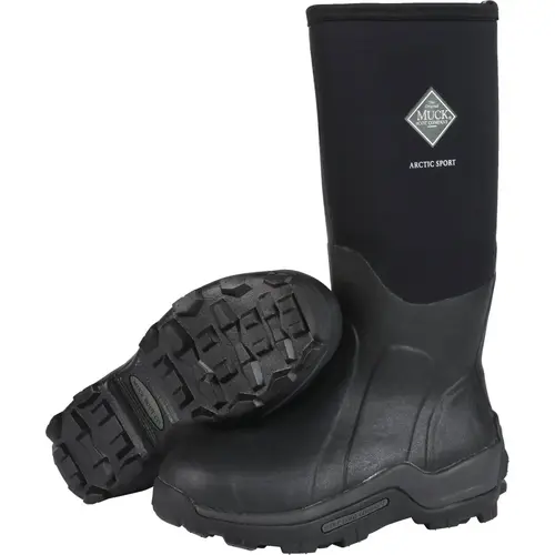 Arctic Sport Men's Black Hi Performance Rubber Boot, Size 11
