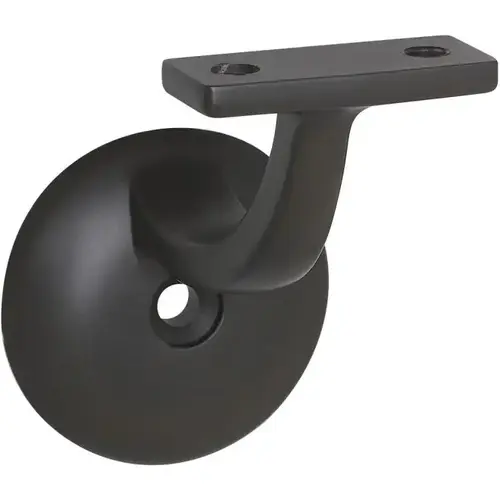V140 Handrail Bracket with Round Base Oil Rubbed Bronze Finish V140 Handrail Bracket with Round Base Oil Rubbed Bronze Finish