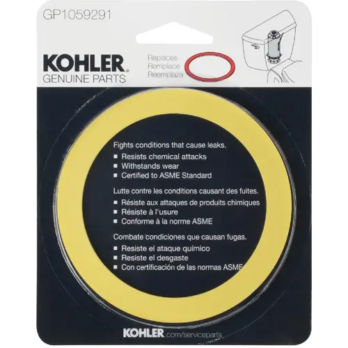 Flush Valve Seal Yellow Rubber Yellow