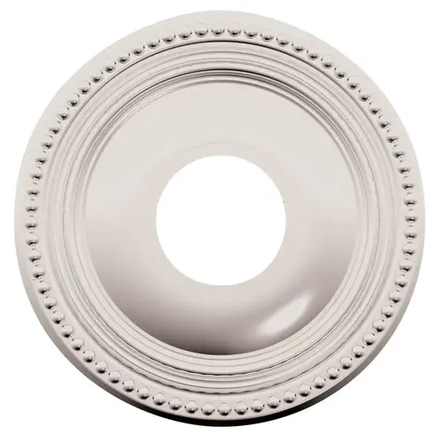 2-5/8" Beaded Privacy Rose Pair Lifetime Bright Nickel Finish 2-5/8" Beaded Privacy Rose Pair Lifetime Bright Nickel Finish