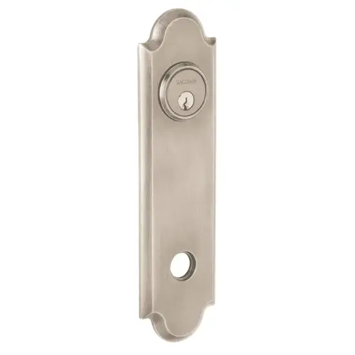 10-5/9" Arch Entry Rose Pair Satin Nickel Finish 10-5/9" Arch Entry Rose Pair Satin Nickel Finish