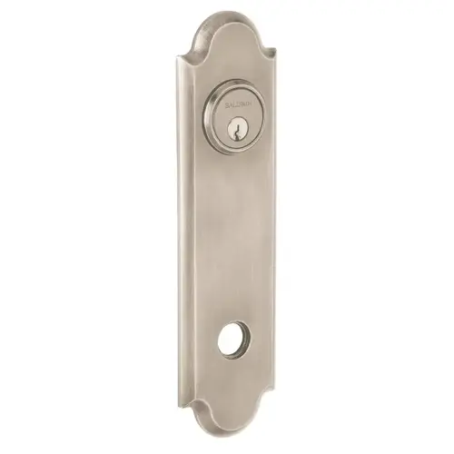 10-5/9" Arch Single Passage Rose Satin Nickel Finish 10-5/9" Arch Single Passage Rose Satin Nickel Finish