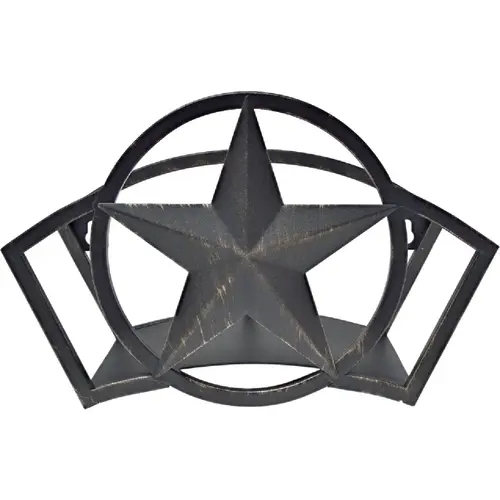 Hose Hanger 125 ft. Black Wall Mounted Black