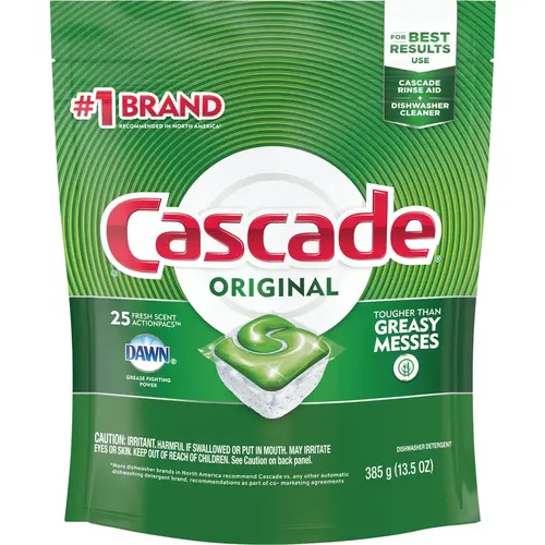 Action Pacs Fresh Dishwasher Detergent Tabs (25 Count) Action Pacs Fresh Dishwasher Detergent Tabs (25 Count)