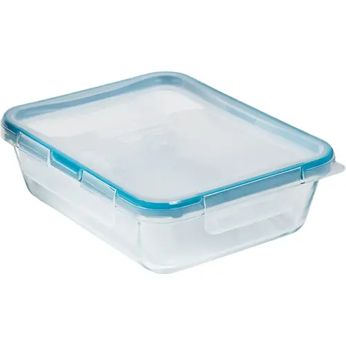 CONTAINER STORGE RECT GLS 6CUP - pack of 2