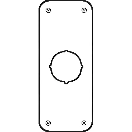 3-1/2" X 9" Remodeler Plate, Rp Series, Bronze Material, 0.032" Thickness, 22 Gauge, Satin Bronze Finish 3-1/2" X 9" Remodeler Plate, Rp Series, Bronze Material, 0.032" Thickness, 22 Gauge, Satin Bronze Finish