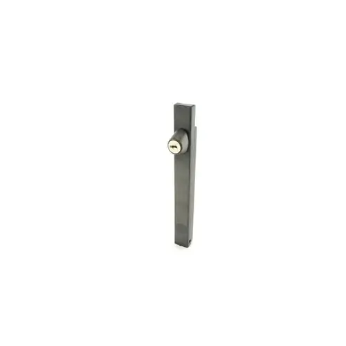 Locking 8" Steel Bottom Bolt with Universal and Mortise Strikes Oil Rubbed Bronze Finish