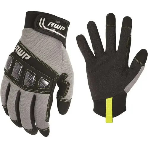 Heavy-Duty Carbon Knuckle Impact Protection Work Gloves - X-Large