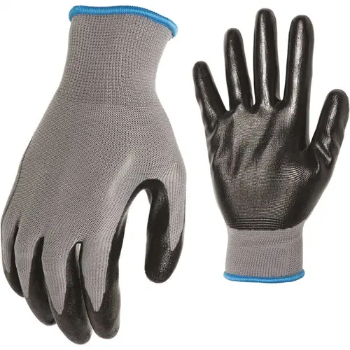 Nitrile Coated Work Gloves - Large
