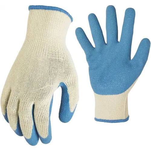 Latex Coated Work Gloves Medium