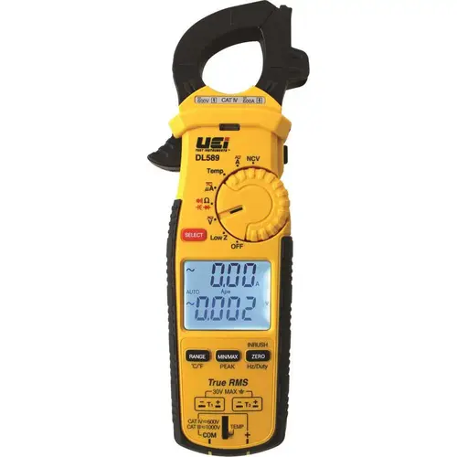 600a Trms Clamp Meter With Dc Amps, Inrush, Amh3 Magnet