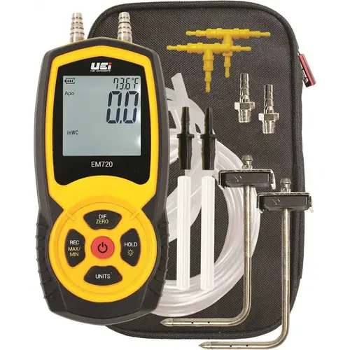 Hi-Res Differential Manometer Static Pressure Kit Hi-Res Differential Manometer Static Pressure Kit