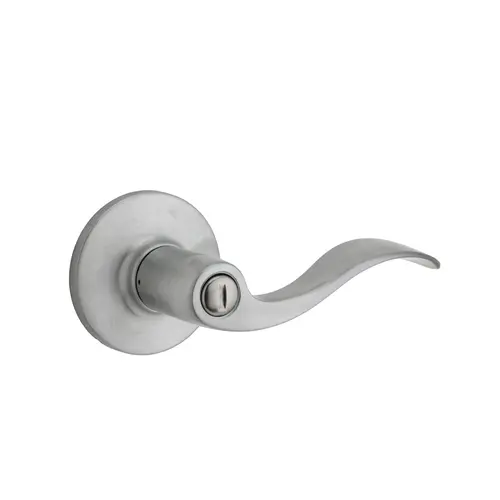 Layton Privacy Lock with RCAL Latch and RCS Strike Satin Chrome Finish
