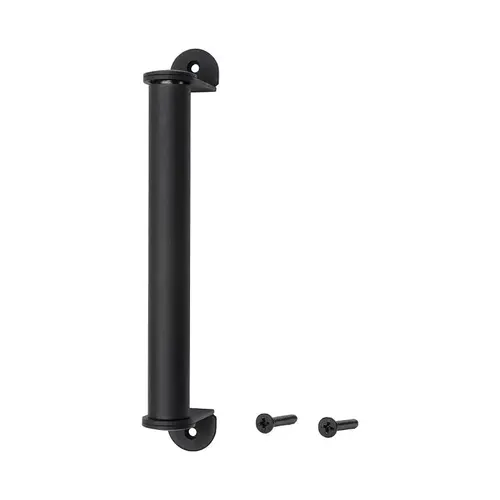 Deben Series BD413-MB Barn Door Handle, 214 mm L Handle, Steel, Matte, Black