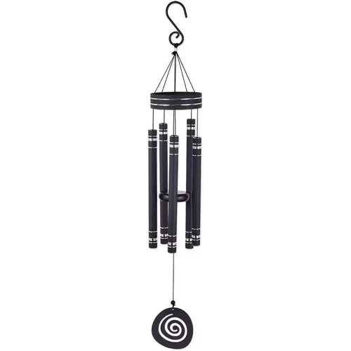 Wind Chime, Galaxy, Aluminum, Black