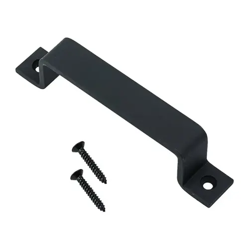 Cairns Series BD450-MB Barn Door Handle, 163 mm H Handle, Matte Black