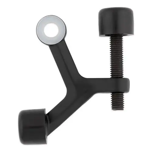 Hinge Pin Door Stop Zinc Matte Black Mounts to door 0.63" Matte Hinge Pin Door Stop Zinc Matte Black Mounts to door 0.63" Matte