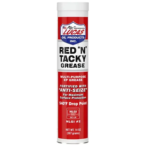 Red "N" Tacky Grease, 14.5 oz Cartridge, Red - pack of 10 Red "N" Tacky Grease, 14.5 oz Cartridge, Red - pack of 10