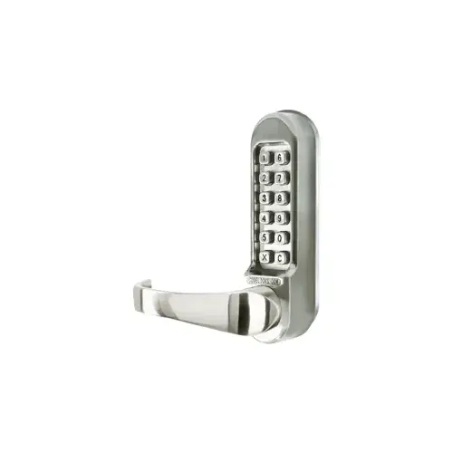 CL500 Series Heavy Duty Gate Lock, Cylindrical Lever, 530 Mechanical-Digital Lock, Back to Back, Grade 1, SS Stainless Steel
