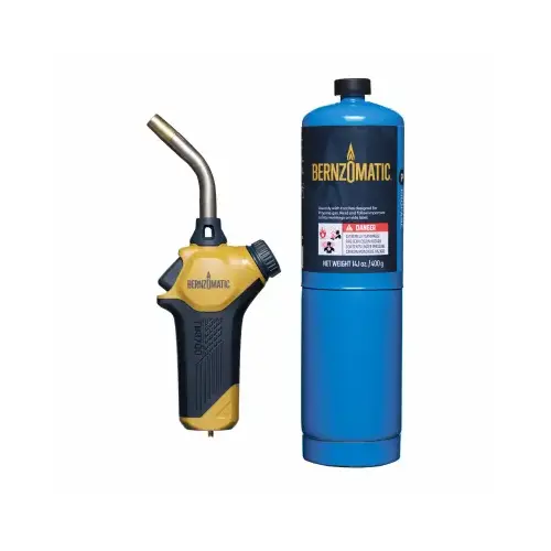FlameCommander  Torch Kit, TS3700KC, Propane, Includes Torch/Cylinder, 3 EA/CA