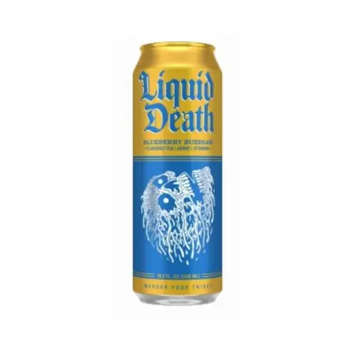 Liquid Death Iced Tea, Blueberry Buzzsaw, 19.2 oz Can