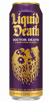 MIDWEST DISTRIBUTION 19.2OZ Death SparkWater - pack of 24 1700237-XCP24