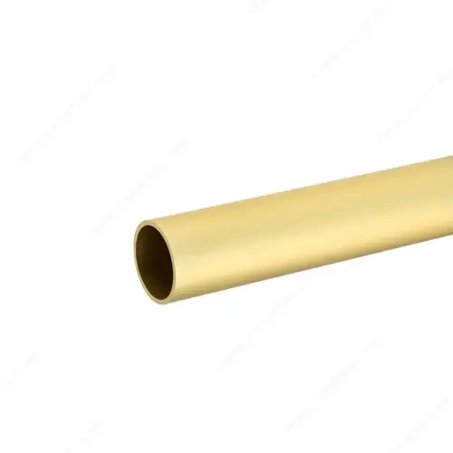 Round Aluminum Rod 1-5/16" 14 Ga Matte Brass Round Aluminum Rod 1-5/16" 14 Ga Matte Brass