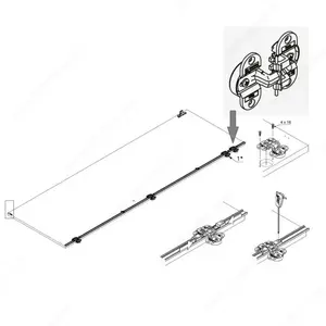 Folding Concepta 189S24088 Center Hinge