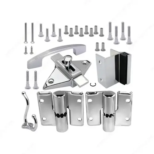 Surface Hinge Hardware Kit for Outswing Door