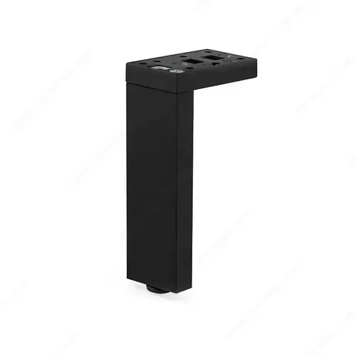Contemporary Versatile T or L Shaped Furniture Leg - 205 Matte Black Contemporary Versatile T or L Shaped Furniture Leg - 205 Matte Black