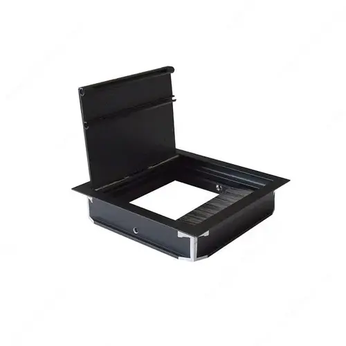 Square Grommet with Brush Black Square Grommet with Brush Black