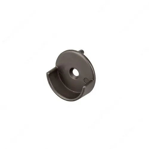 Closet Rod Support, Zamac Material, 1-5/16" Diameter, Open Support Type, Oil-Rubbed Bronze Finish, Wardrobe Hardware